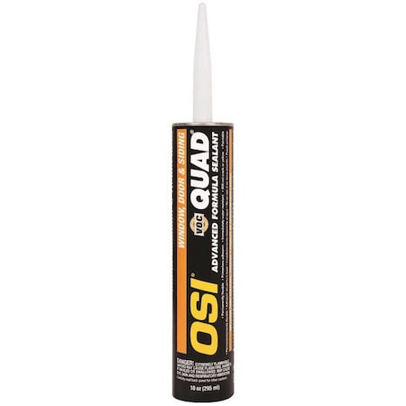 Henkel 10 fl. oz. Beige No.455 QUAD Advanced Formula Window Door and Siding Sealant, 12PK 1634319